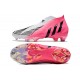 adidas Predator Edge + FG Laceless Solar Pink Black White