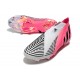 adidas Predator Edge + FG Laceless Solar Pink Black White