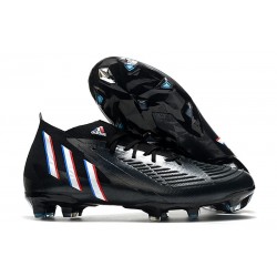 adidas Predator Edge.1 FG Darkness - Core Black White Vivid Red