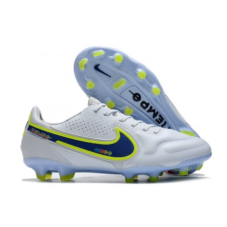 Nike Tiempo Legend IX Elite FG Leather White Blue