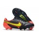 Nike Tiempo Legend IX Elite FG Leather Black Yellow Red