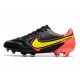 Nike Tiempo Legend IX Elite FG Leather Black Yellow Red