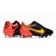 Nike Tiempo Legend IX Elite FG Leather Black Yellow Red