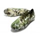 adidas Predator Edge.1 FG Low Cut Swarovski - Focus Olive Silver Metallic Magic Lime