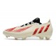 adidas Predator Edge.1 FG Low Cut Showdown - Off White Vivid Red Gold 