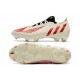 adidas Predator Edge.1 FG Low Cut Showdown - Off White Vivid Red Gold 