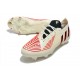 adidas Predator Edge.1 FG Low Cut Showdown - Off White Vivid Red Gold 