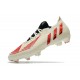 adidas Predator Edge.1 FG Low Cut Showdown - Off White Vivid Red Gold 