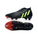 adidas Predator Edge + FG Laceless Black Green