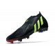 adidas Predator Edge + FG Laceless Black Green