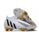 adidas Predator Edge + FG Laceless White Black Gold