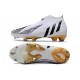 adidas Predator Edge + FG Laceless White Black Gold