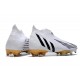 adidas Predator Edge + FG Laceless White Black Gold