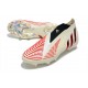 adidas Predator Edge + FG Showdown - Off White Vivid Red Gold Metallic