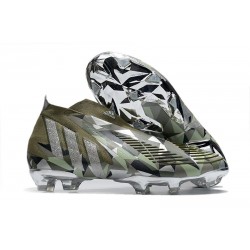 adidas Predator Edge + FG Swarovski - Focus Olive Silver Metallic Magic Lime LIMITED EDITION