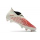 adidas Predator Edge.1 FG Showdown - Off White Vivid Red Gold Metallic