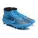 Best Nike Magista Obra FG Shoes For Men Turquoise Blue Black