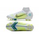 Nike Mercurial Superfly 8 Elite FG White Blue Volt