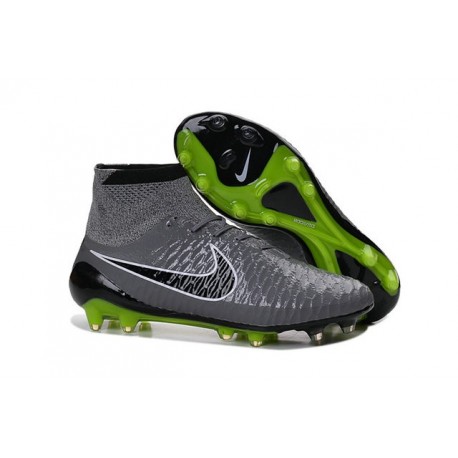 Football Boots For Men Nike Magista Obra FG Grey Black Green