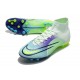 Nike Mercurial Superfly 8 Elite AG Cleat Dream Speed 5 - Barely Green Volt Electro Purple