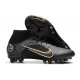 Nike Mercurial Superfly 8 Elite AG Cleat Shadow - Black Metallic Gold 