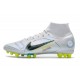 Nike Mercurial Superfly 8 Elite AG Cleat Grey Blackened Blue