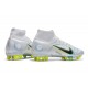 Nike Mercurial Superfly 8 Elite AG Cleat Grey Blackened Blue