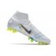 Nike Mercurial Superfly 8 Elite AG Cleat Grey Blackened Blue