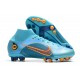 Nike Mercurial Superfly 8 Elite AG Cleat Blueprint - Chlorine Blue Laser Orange Marina