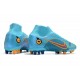 Nike Mercurial Superfly 8 Elite AG Cleat Blueprint - Chlorine Blue Laser Orange Marina