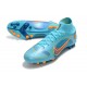 Nike Mercurial Superfly 8 Elite AG Cleat Blueprint - Chlorine Blue Laser Orange Marina