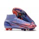 Nike Mercurial Superfly 8 Elite AG Mbappe Light Thistle Metallic Silver