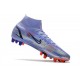 Nike Mercurial Superfly 8 Elite AG Mbappe Light Thistle Metallic Silver