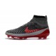 Best Nike Magista Obra FG Shoes For Men Grey Black Red