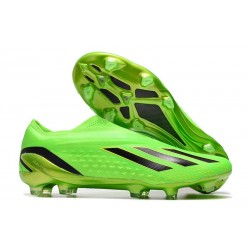 adidas X Speedportal+ FG Cleats Game Data - Solar Green Core Black 