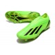 adidas X Speedportal+ FG Cleats Game Data - Solar Green Core Black 