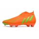 adidas Predator Edge + FG Laceless Orange Green