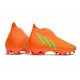 adidas Predator Edge + FG Laceless Orange Green