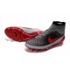 Best Nike Magista Obra FG Shoes For Men Grey Black Red