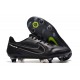 Nike Tiempo Legend 9 Elite SG PRO AC Black Dark Smoke Grey Summit White