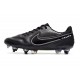 Nike Tiempo Legend 9 Elite SG PRO AC Black Dark Smoke Grey Summit White