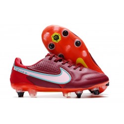 Nike Tiempo Legend 9 Elite SG PRO AC Blueprint - Team Red White Mystic Hibiscus