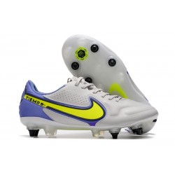 Nike Tiempo Legend 9 Elite SG PRO AC Grey Fog Volt Sapphire