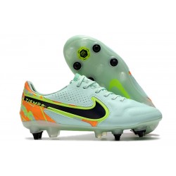 Nike Tiempo Legend 9 Elite SG PRO AC Barely Green Blackened Blue Total Orange