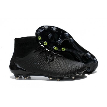 all black mens football boots