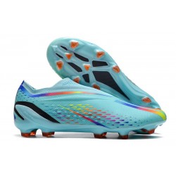 adidas X Speedportal+ FG Cleats Clear Aqua Solar Red Power Blue