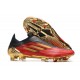 adidas X Speedflow + FG Vivid Red Gold Metallic Core Black