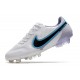 Nike Tiempo Legend IX Elite FG Leather White Black Blue