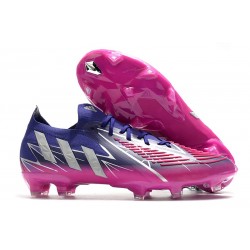 adidas Predator Edge.1 FG Low Cut Purple Silver Metallic Team Shock Pink