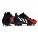 adidas Predator Edge.1 FG Low Cut Black White Red